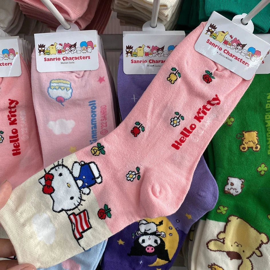 Kawaii Hello Kitty Socks | Peaches Premium Store