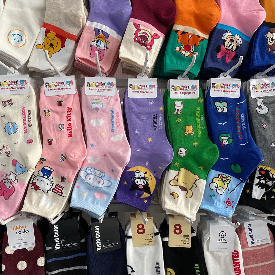 Kawaii Hello Kitty Socks | Peaches Premium Store