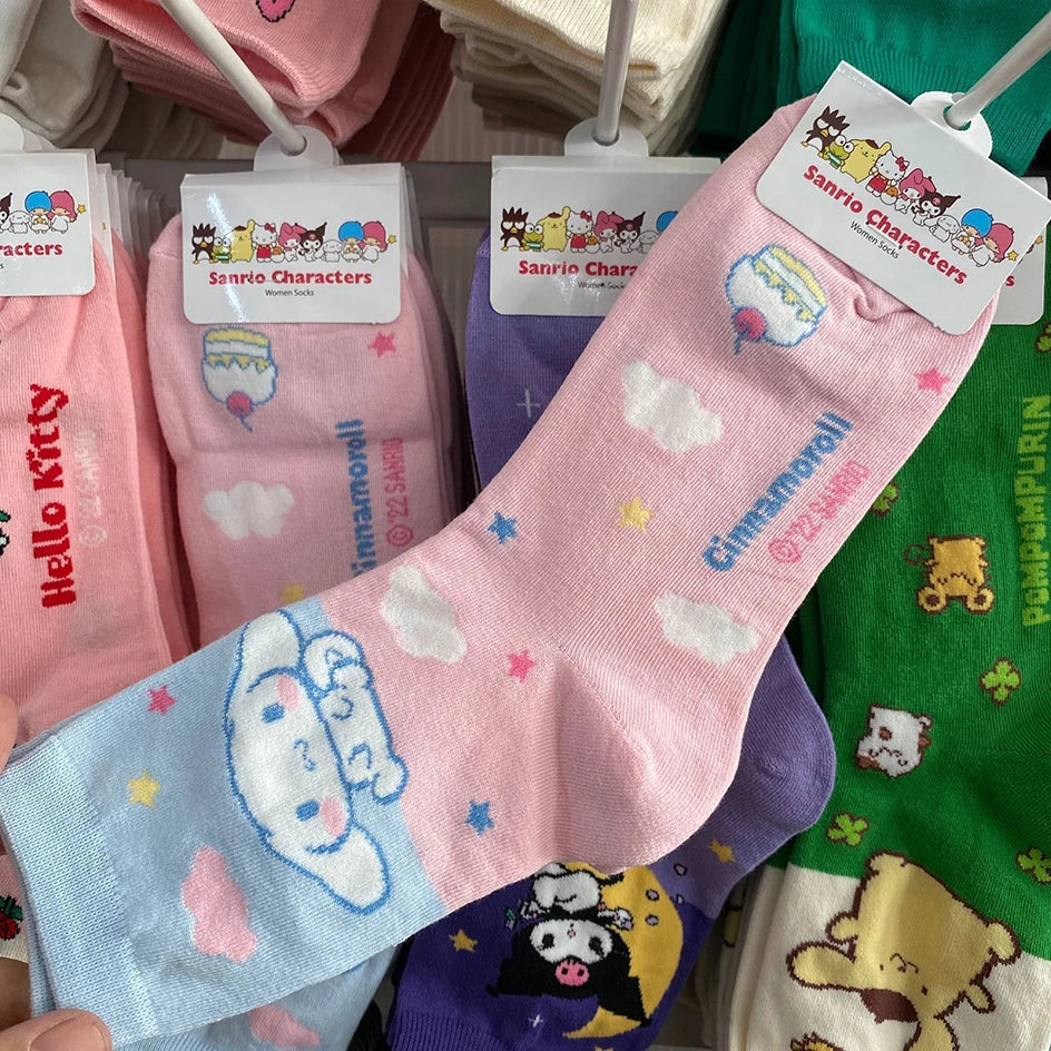 Kawaii Hello Kitty Socks | Peaches Premium Store